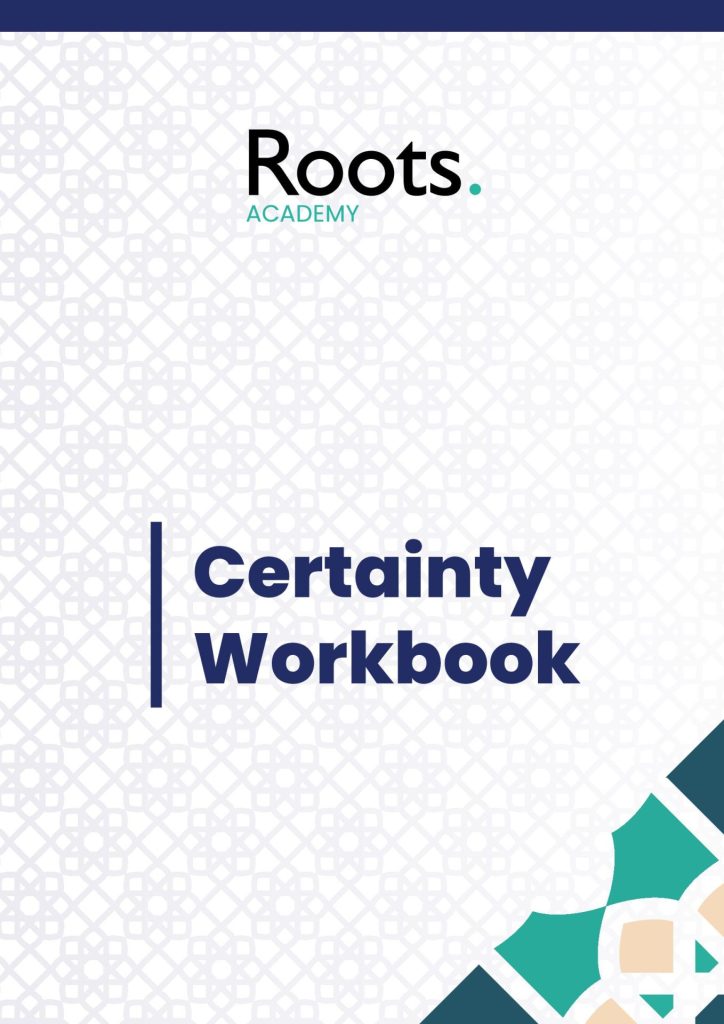Certainty Workbook - 25/26